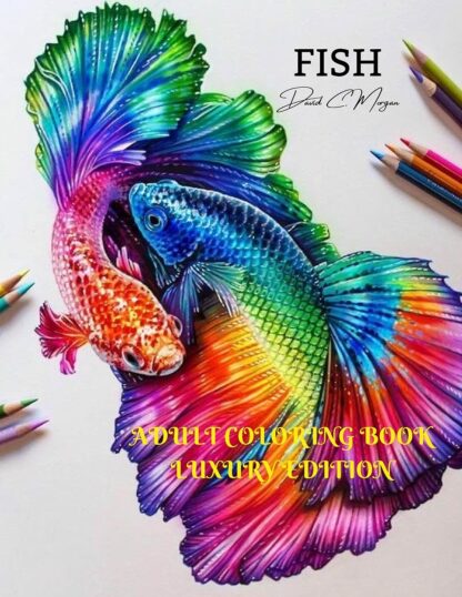 Fish Adult Coloring Book