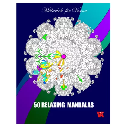 målarbok för vuxna mandala